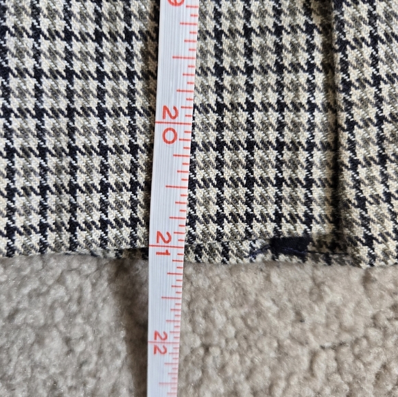 ZARA TRAFALUC herringbone cotton tweed lightweight cream/black/Grey blazer. MED - Picture 13 of 13